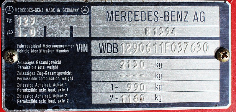 1991 Mercedes 300SL24V 